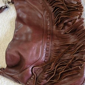 B Makowsky Leather Purse